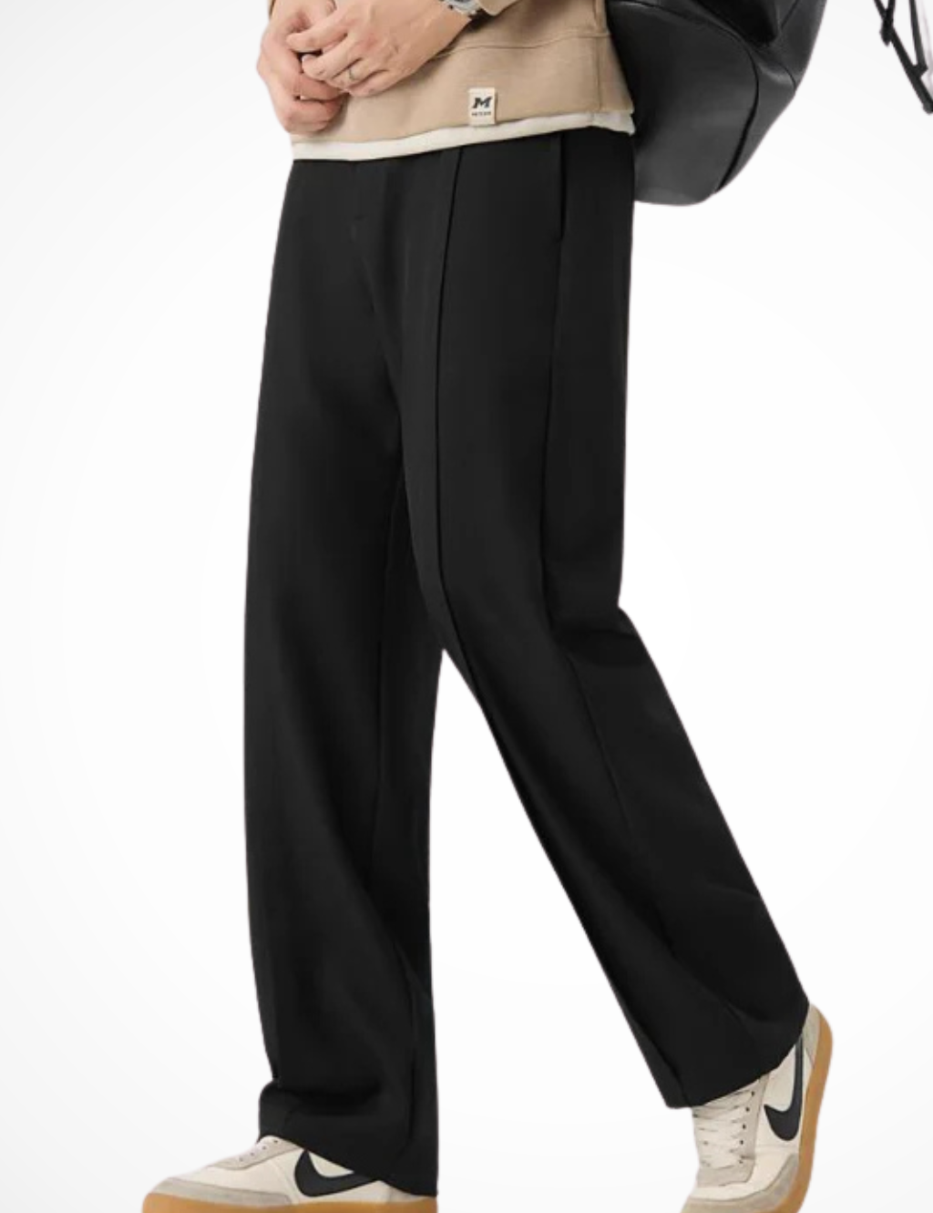 Sebastian Carrington | Tailored Wide Leg Pleated Trousers For Men