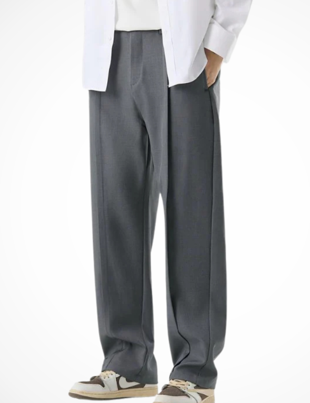 Sebastian Carrington | Tailored Wide Leg Pleated Trousers For Men