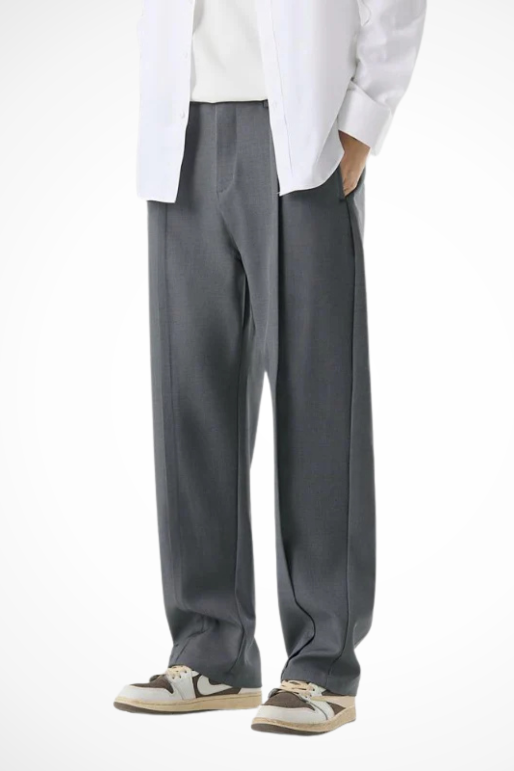 Sebastian Carrington | Tailored Wide Leg Pleated Trousers For Men