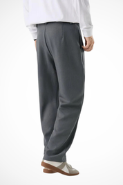 Sebastian Carrington | Tailored Wide Leg Pleated Trousers For Men
