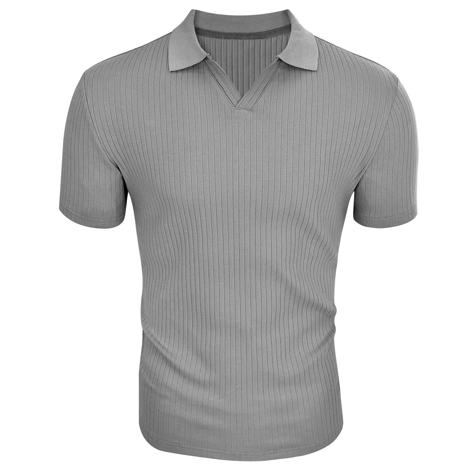 Sebastian Valeur | Ribbed Knit Polo Shirt For Men
