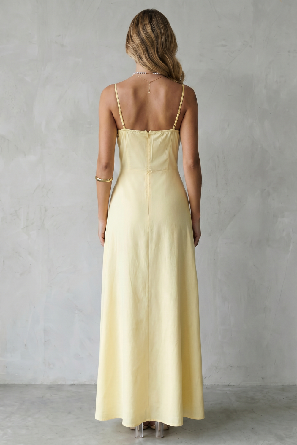 Cecily Hawthorne | Selena Soft Corset Charm Sleeveless Maxi Dress
