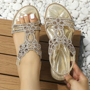 Serene Holloway | Boho Style Crystal Sandals
