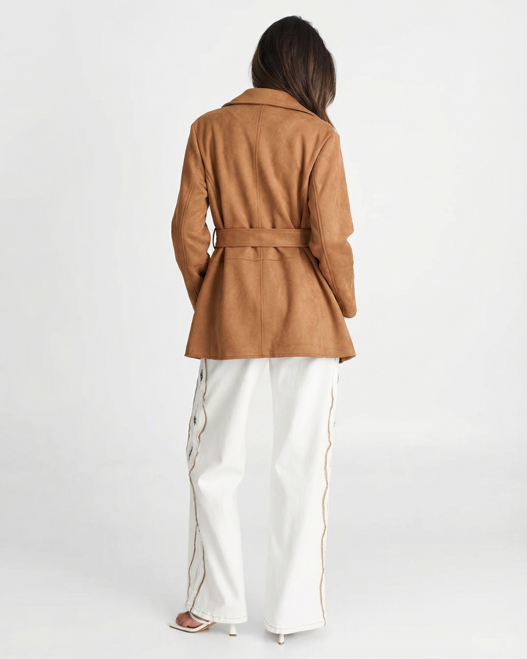Sienna Beaumont | Suede Belted Jacket For Women