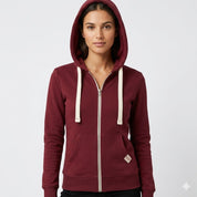 Sienna Kensington | Zip-Up Hooded Sweatshirt For Women