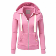 Sienna Kensington | Zip-Up Hooded Sweatshirt For Women