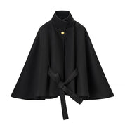 Sophie Delacroix | Belted Cape Jacket For Women