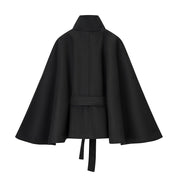 Sophie Delacroix | Belted Cape Jacket For Women