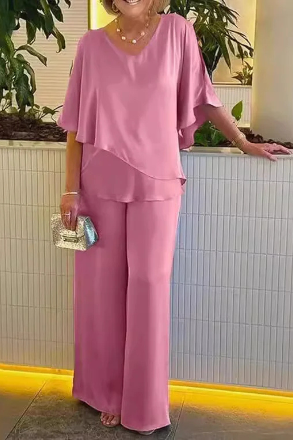 Sophie Delacroix | Elegant Two-Piece Lounge Set