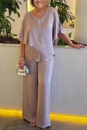 Sophie Delacroix | Elegant Two-Piece Lounge Set