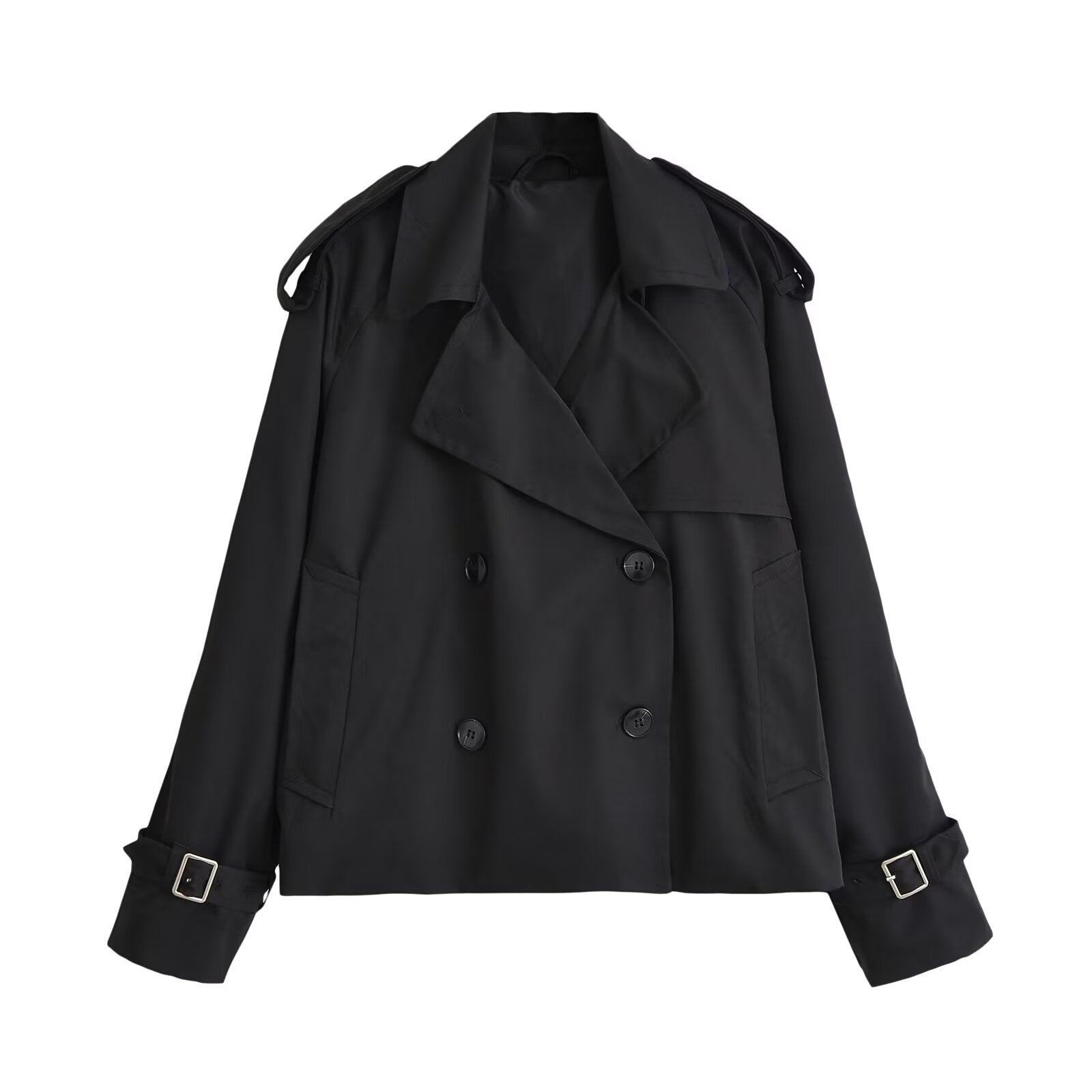 Sophie Delacroix | Modern Double-Breasted Trench Jacket For Women