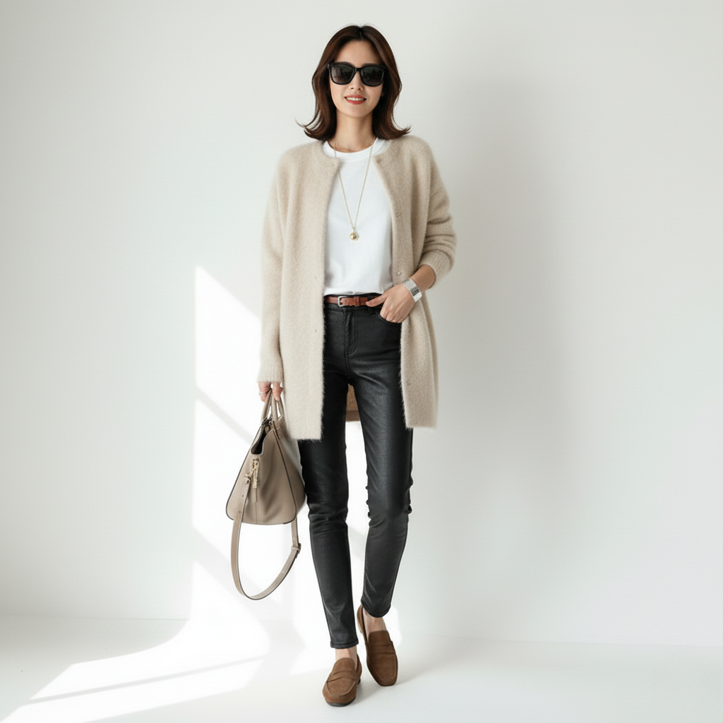 Sophie | Soft Knit Longline Cardigan For Women