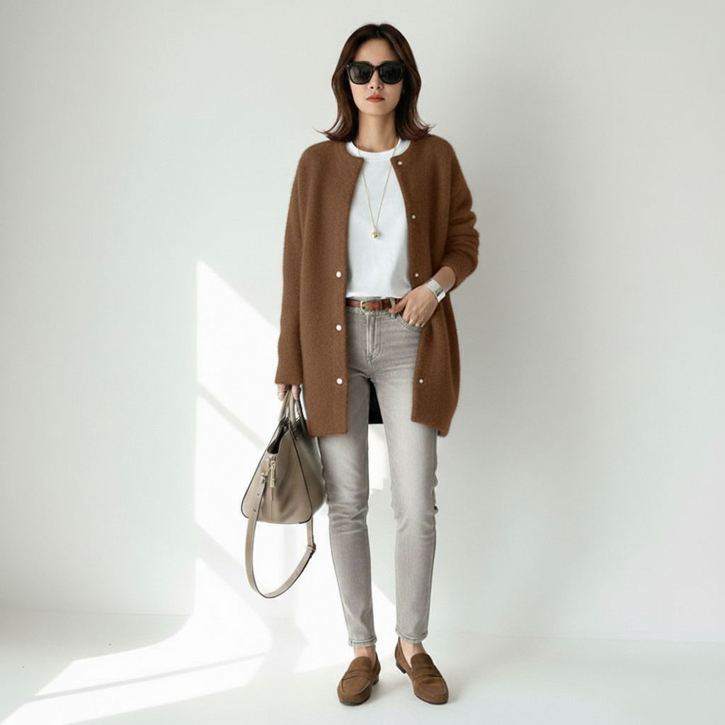 Sophie | Soft Knit Longline Cardigan For Women