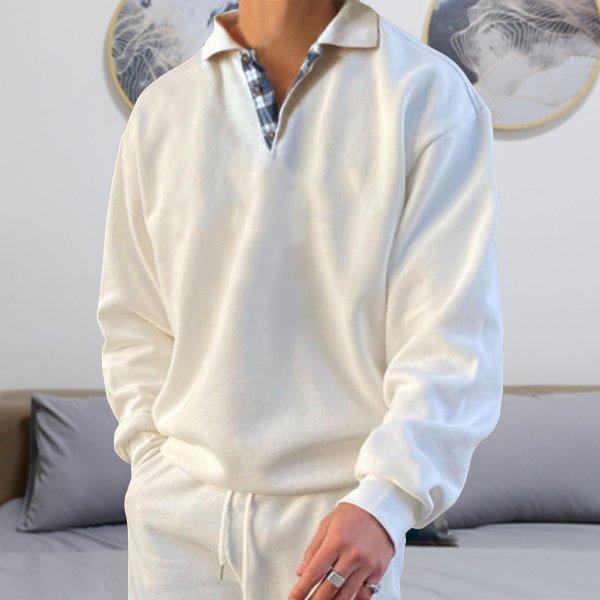 Stefano Bianchi | Long Sleeve Polo Shirt For Men