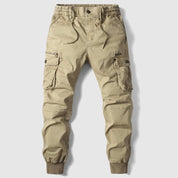 Archer Wilson | Men's Tactical Cargo Jogger Pants in Khaki
