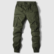 Archer Wilson | Men's Tactical Cargo Jogger Pants in Khaki