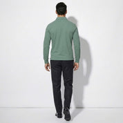 Theo Sinclair | Long Sleeve Polo Shirt For Men