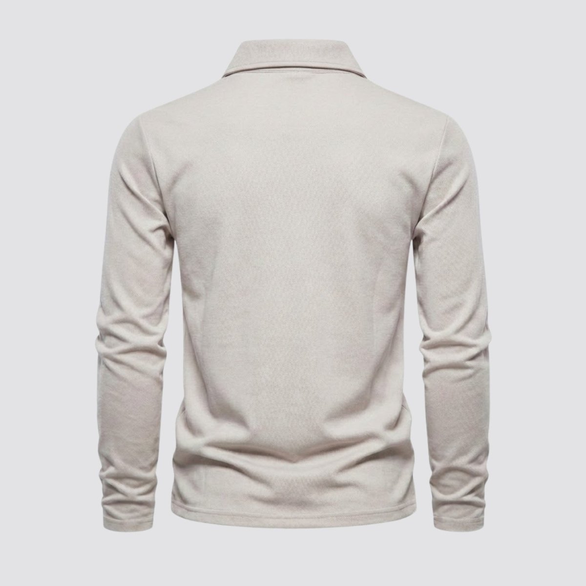 Theo Sinclair | Long Sleeve Polo Shirt For Men