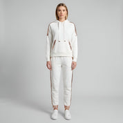 Una Sinclair | Sequin Trim Hoodie and Jogger Set