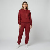 Una Sinclair | Sequin Trim Hoodie and Jogger Set