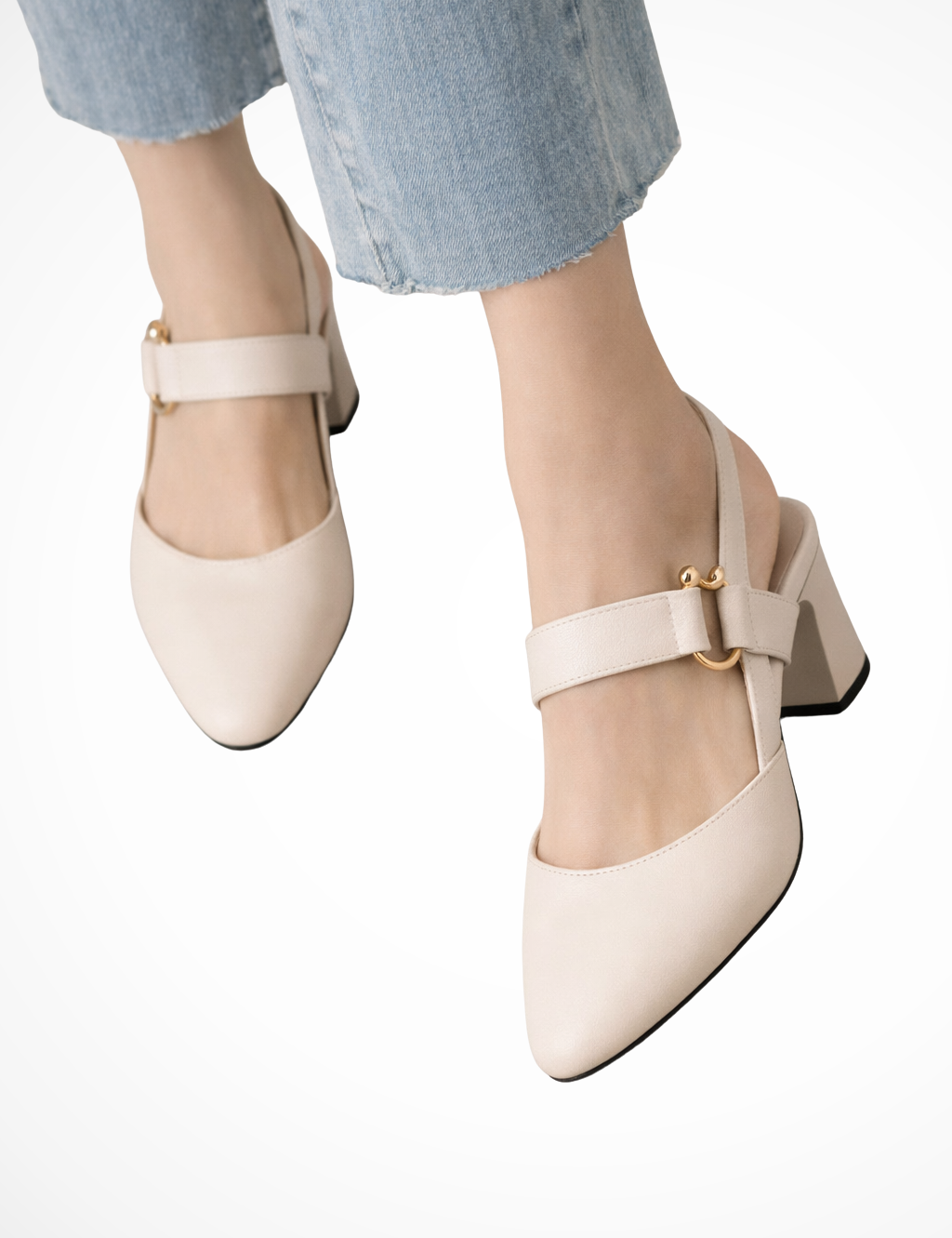 Valentina Moreau | Slingback Block Heels For Women