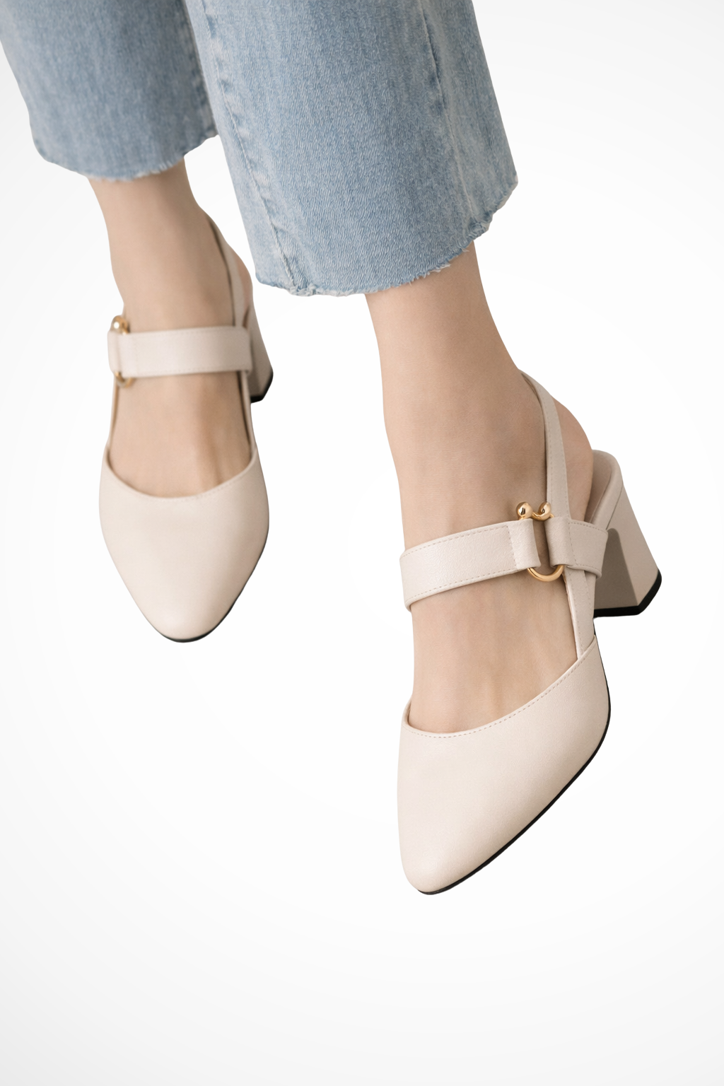 Valentina Moreau | Slingback Block Heels For Women