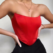 Valentina Ricci | Sculpted Strapless Corset Top For Women