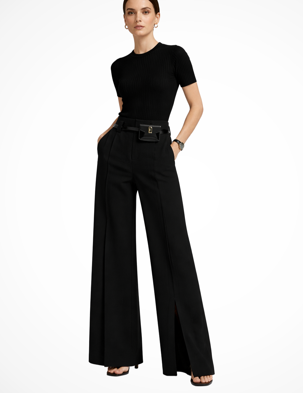 Valentina Ricci | Tailored Wide Leg Trousers For Women