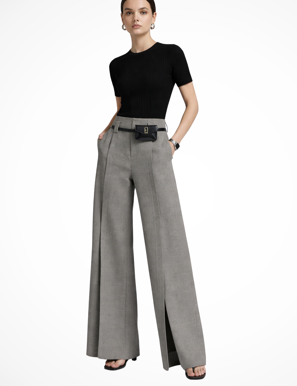 Valentina Ricci | Tailored Wide Leg Trousers For Women