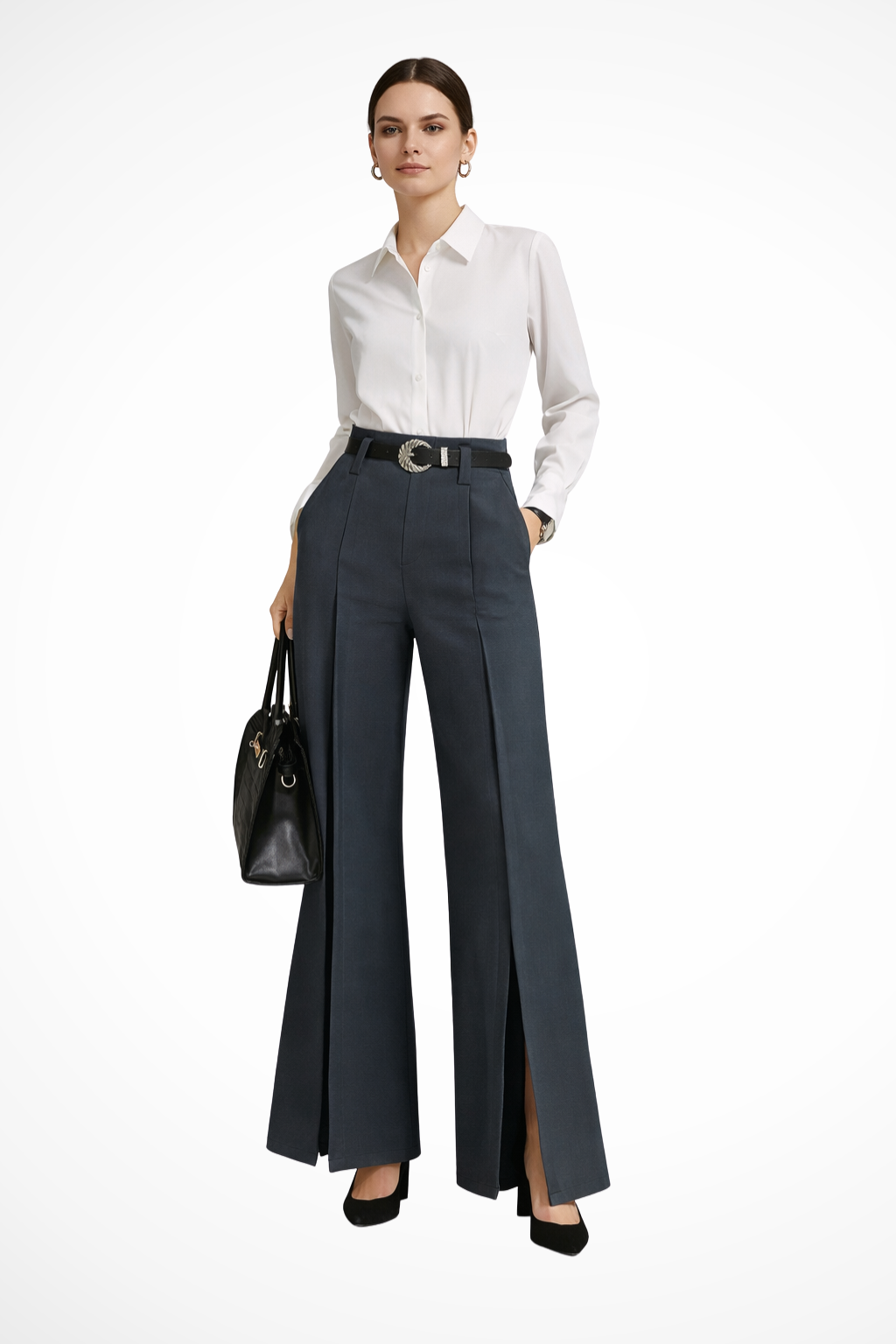 Valentina Ricci | Tailored Wide Leg Trousers For Women