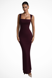 Valeria De Luca | Sculpted Elegance Maxi Dress