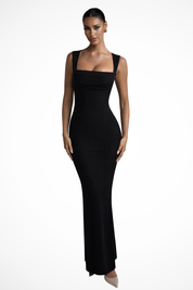 Valeria De Luca | Sculpted Elegance Maxi Dress