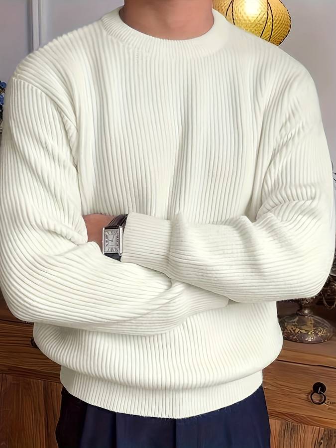 Vincent Delacroix | Ribbed Knit Sweater For Men