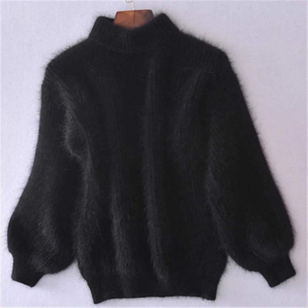 Lucinda Beresford | Miękki sweter z wysokim kołnierzem z moheru