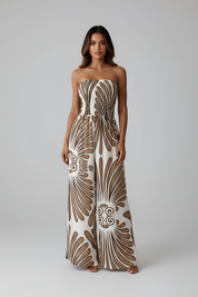 Viola Prescott | Summer Strapless Jumpsuit