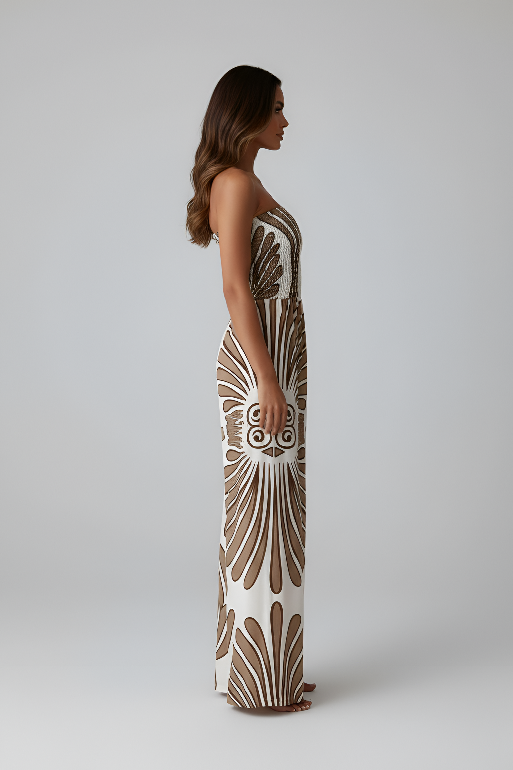 Viola Prescott | Summer Strapless Jumpsuit