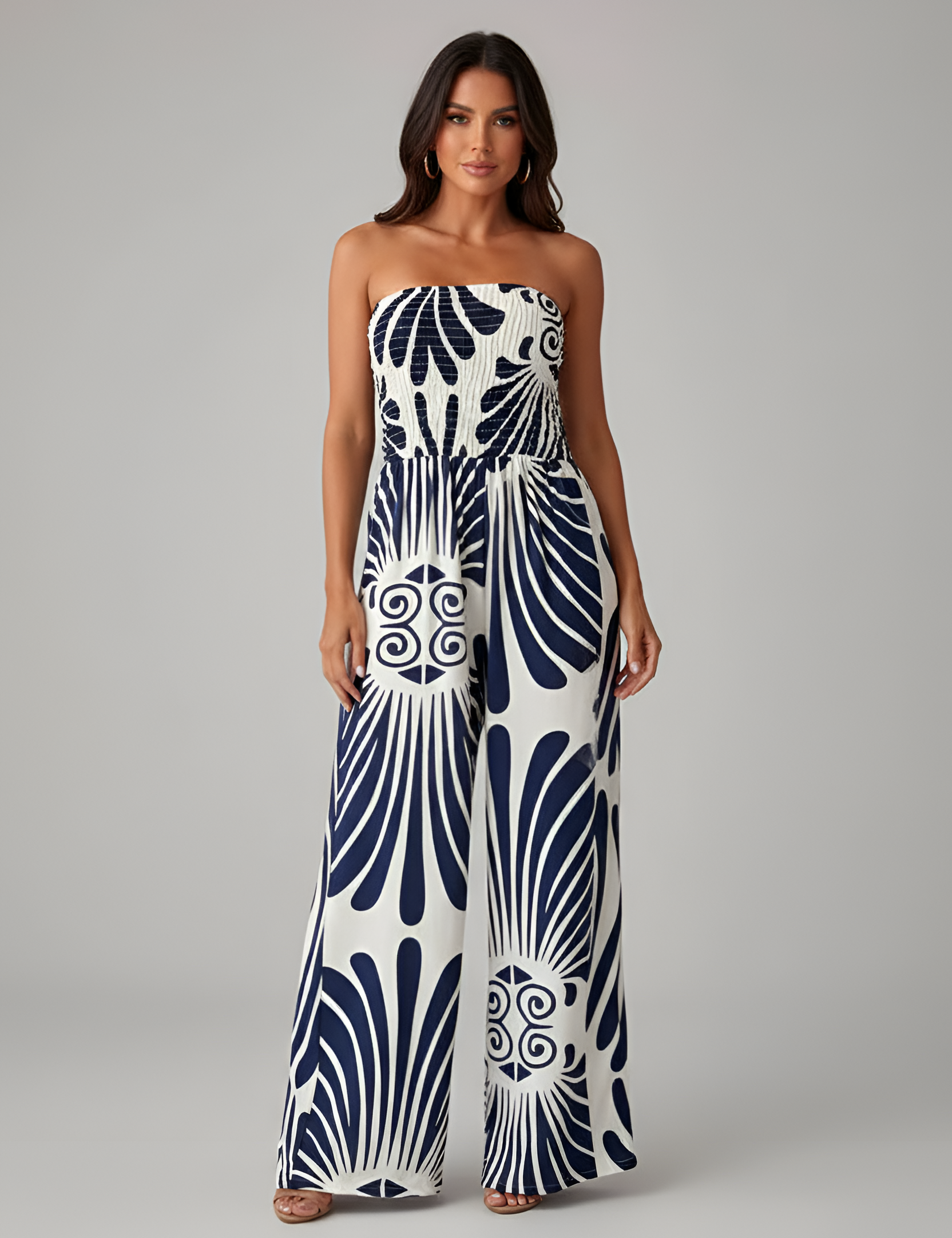 Viola Prescott | Summer Strapless Jumpsuit