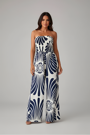 Viola Prescott | Summer Strapless Jumpsuit