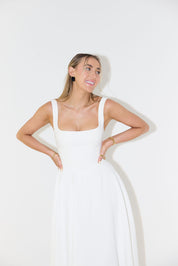 Violetta Grandin | Women’s Midi Dress – Flattering Fit – Cinched Waist – Flowing Silhouette