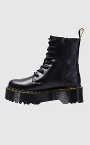 Viveca Stormaine | Women's Leather Platform Boots – Urban Street Style & Comfort