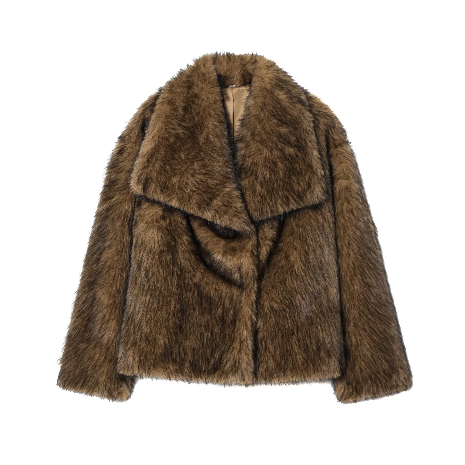 Vivienne Charpentier | Winter Brown Faux Fur Coat