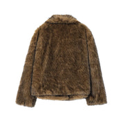 Vivienne Charpentier | Winter Brown Faux Fur Coat