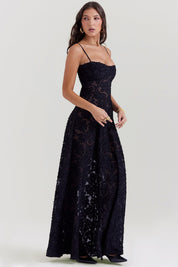 Vivienne Moreau | Floral Slip Maxi Dress