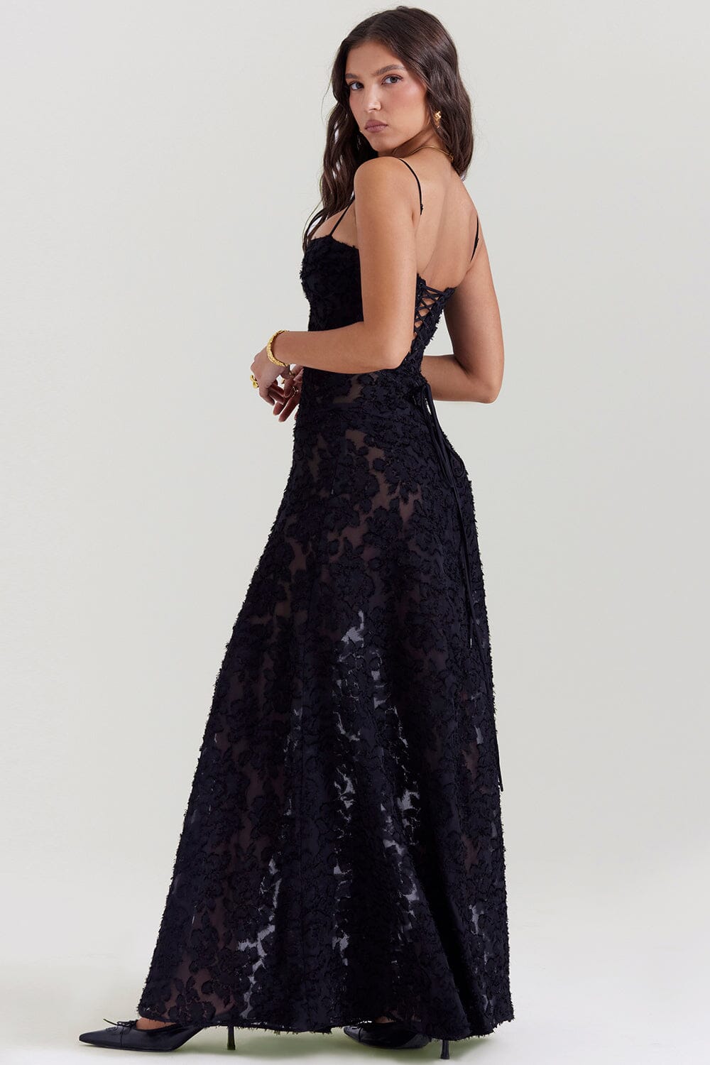 Vivienne Moreau | Floral Slip Maxi Dress