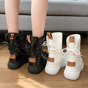 Isla Griffiths | Bottes de neige d’hiver imperméables à semelle compensée épaisse
