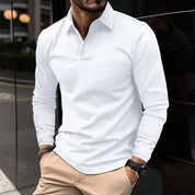 William Harrington | Long Sleeve Polo Shirt For Men