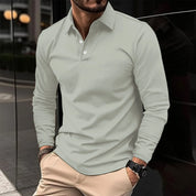 William Harrington | Long Sleeve Polo Shirt For Men