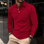 William Harrington | Long Sleeve Polo Shirt For Men
