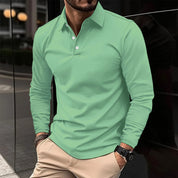 William Harrington | Long Sleeve Polo Shirt For Men