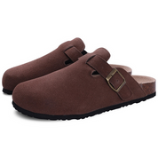 Winona Langley | Suede Slip-On Mules